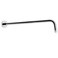 HarJue Shower Arm with Flange and Teflon Tape Wall Mounted Shower Pipe 304 Stainless Steel Extension Arm for Fixed Shower Head Handheld 24 Inch Chrome