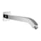 HarJue Shower Arm with Flange and Teflon Tape Wall Mounted Square Shower Pipe 304 Stainless Steel Extension Arm for Fixed Shower Head Handheld Shower 10 Inch Chrome