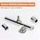 HarJue Shower Head Extension Arm Shower Extender Water Outlet Lowers Existing Shower Pipe Extension for Bathroom Made of Solid Metal Stainless Steel4 Inch Chrome Finish