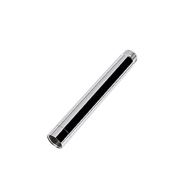 HarJue Shower Head Extension Arm Shower Extender Water Outlet Lowers Existing Shower Pipe Extension for Bathroom Made of Solid Metal Stainless Steel4 Inch Chrome Finish
