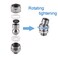 KES Shower Head Swivel Ball Adapter Brass Ball Joint Adjustable Shower Arm Connector Universal Showering Component Polished Chrome PSB100