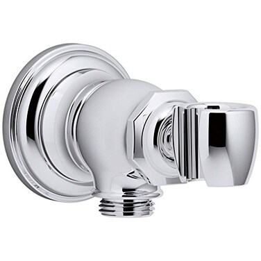 Kohler K72797CP Artifacts WallMount Handshower Holder and Supply Elbow Polished Chrome