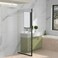 Lordear Ceiling Mounted Shower Arm 6 Inch Shower Pipe with Flange 12 NPT Round Shower Stem for Rain Shower Head Chrome