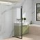 Lordear Ceiling Mounted Shower Arm 6 Inch Shower Pipe with Flange 12 NPT Round Shower Stem for Rain Shower Head Chrome