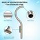 Lordear Wall Mounted Shower Arm 10 Inch Shower Pipe with Flange 12 NPT SShape Shower Stem for Shower Head Brushed Nickel