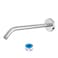 Lordear Wall Mounted Shower Arm 8 Inch Shower Pipe with Flange 12 NPT Round Shower Stem for Shower Head Chrome