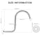 NearMoon High Rise S Shape Shower Extension Arm Shower Head Extender Shower Arm with Flange Standard 12 Connection Bathroom Accessory 13 Inch Chrome Finish