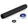 Nuodan Shower Extension Arm Solid Stainless Steel Shower Pipe Extension with Teflon Tape and Washer For Lowering or Extending Showerhead 6 Inch Matte Black