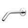 Purelux Shower Arm 8 Inches Universal Replacement Made of Stainless Steel Chrome Finish Flange Included