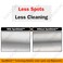 RANDOM Shower Arm with Flange 6 Inches Brushed Nickel Wall Mount Angle Shower Head Extension Arm WallMounted For Fixed Shower HeadRD910186BN