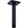 TRUSTMI Shower Arm with Flange Ceiling Mounted 6 Inch Rainfall Shower Head Extention NPT 12 to NPS 12 Stainless Steel Extender Matte Black