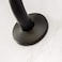 JS Jackson Shower Head Extension Arm with Flange105 Inch HighRise Curved S Shaped Design Stainless Steel Standard 12 Connection Black Finish