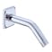 TRUSTMI Angled Shower Arm with Flange 6Inch Wall Mount Extension for Shower Head Chrome