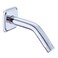 TRUSTMI Angled Shower Arm with Flange 6Inch Wall Mount Extension for Shower Head Chrome
