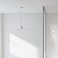 TRUSTMI Square Ceiling Mount Shower Arm with Flange 16 Inch Stainless Steel Extension Arm for Rainfall Shower Head Chrome