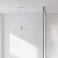 TRUSTMI Square Ceiling Mount Shower Arm with Flange 16 Inch Stainless Steel Extension Arm for Rainfall Shower Head Chrome