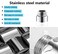 Tworider 20mm Length Shower Arm ExtensionHandheld Stainless Steel Shower Head Extension Arm For Bathroom Accessories Cast Pipe Fitting CouplerExtended Shower Pipe