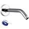 Voolan Shower Arm with Flange and Teflon Tape Extension Shower Head Arm for Bathroom Fixed Shower Head Solid Stainless Steel Wall Mounted 10 Inch Chrome