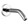 Voolan Shower Arm with Flange and Teflon Tape Extension Shower Head Arm for Bathroom Fixed Shower Head Solid Stainless Steel Wall Mounted 8 Inch Chrome