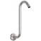 HarJue S Shaped Shower Arm High Rise Shower Head Extension Pipe Standard 12 Connection with Flange Awesome Shower ExperienceStainless Steel Bathroom Accessory12 Inch S Shape Brushed Nickel