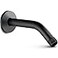 Cobbe Shower Arm with Flange and Teflon Tape 6Inches Wall Mounted Shower Pipe Arm Extension for Fixed Shower Head Matte Black