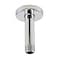 Purelux Ceiling Mount Shower Arm 4 Inches Made of Stainless Steel for Rainfall Showerhead Chrome Finish with Gasket Flange