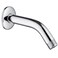 BRIGHT SHOWERS Brass Shower Arm with Flange 6 Inch Wall Mounted Shower Pipe Arm Extension for Fixed Shower Head and Handheld showerhead Chrome