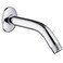 BRIGHT SHOWERS Brass Shower Arm with Flange 6 Inch Wall Mounted Shower Pipe Arm Extension for Fixed Shower Head and Handheld showerhead Chrome