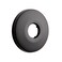 OFFO Shower Arm Flange 25 in Outer Diameter Replacement Shower Head Arm Escutcheon Plate Suitable for Most Brands Shower Head Arms Matte Black