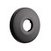 OFFO Shower Arm Flange 25 in Outer Diameter Replacement Shower Head Arm Escutcheon Plate Suitable for Most Brands Shower Head Arms Matte Black