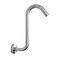 NearMoon S Shaped Shower Head Riser Arm Shower Extender Arm with Flange Standard 12 Connection Bathroom Accessory 10 Inch 2 Pack Brushed Nickel