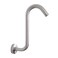 NearMoon S Shaped Shower Head Riser Arm Shower Extender Arm with Flange Standard 12 Connection Bathroom Accessory 10 Inch 2 Pack Brushed Nickel