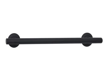 Seachrome 24inch Coronado Designer Straight Bathroom Shower Grab Bar Stainless Steel Matte Black