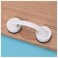 WANLIAN Powerful Suction Cup Glass Mirror Door Handle Refrigerator Drawer Bathroom Suction Cup Wall handrail Bathtub Shower Handle Kitchen Drawer Cabinet Handle Suction Cup White