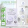 crocri 2 Pack Laundry Detergent Container and Dryer Sheet Holder Dispenser with hermetic sealFarmhouse Laundry Room Organization Containers Large Metal Laundry Detergent Powder Storage with Scoop