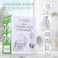 crocri 2 Pack Laundry Detergent Container and Dryer Sheet Holder Dispenser with hermetic sealFarmhouse Laundry Room Organization Containers Large Metal Laundry Detergent Powder Storage with Scoop