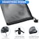 BOJITEXS 10 Pcs Mesh Drawstring Bag 6 x 8 with Cord Lock Closure Durable Mesh Bag for Laundry Travel Beach Toys Seashell Collecting Black