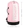 Sinestour Pink Laundry Backpack Large Heavy Duty Laundry Bag with Adjustable Shoulder Straps Laundry backpack for Traveling Dirty Clothes Organizer for College Students Waterproof