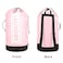 Sinestour Pink Laundry Backpack Large Heavy Duty Laundry Bag with Adjustable Shoulder Straps Laundry backpack for Traveling Dirty Clothes Organizer for College Students Waterproof