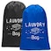 Sylfairy 2 Pack Extra Large Travel Laundry Bag 24 x 36 RipStop Dirty Clothes Organizer with Drawstring Heavy Duty Travel Laundry Bag Large Laundry Hamper Liner Machine Wash NavyBlack