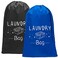 Sylfairy 2 Pack Extra Large Travel Laundry Bag 24 x 36 RipStop Dirty Clothes Organizer with Drawstring Heavy Duty Travel Laundry Bag Large Laundry Hamper Liner Machine Wash NavyBlack
