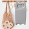 LLpotata Wash Board Washboard for Hand Washing Clothes Plastics Laundry Scrub Board Household With Holder Portable AGray