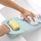 LLpotata Wash Board Washboard for Hand Washing Clothes Plastics Laundry Scrub Board Household With Holder Portable Alight blue