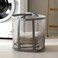 HGZBS Mesh Bag with Handles Collapsible Laundry Basket Foldable Laundry Bag Breathable Folding Beach BagSpacesaving Travel Tote Bags 1 Grey