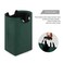 Qilmy Hunter Green Laundry Hamper Large Waterproof with Handle Laundry Baskets Foldable Lightweight Store Basket for Bathroom Bedroom