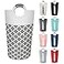 Caroeas 90L Light Laundry Basket 13 Colors Waterproof Laundry Hamper Laundry Bag with Padded Handles Clothes Hamper Collapsible Laundry Basket Easy Storage