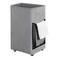 Chrislley 90L Rolling Laundry Basket Large Laundry Hamper with Wheels Collapsible Hamper Tall Storage Cart Foldable Clothes Organizer Grey