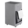 Chrislley 90L Rolling Laundry Basket Large Laundry Hamper with Wheels Collapsible Hamper Tall Storage Cart Foldable Clothes Organizer Grey