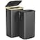 Foluck 100L Laundry Hamper with Lid Removable Bag and Bamboo Handles