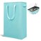 Odonata Slim Laundry Hamper Handles Collapsible Laundry Basket Thin Dirty Clothes Basket Narrow Laundry Bag Foldable Dirty Hamper 45L Baby Blue